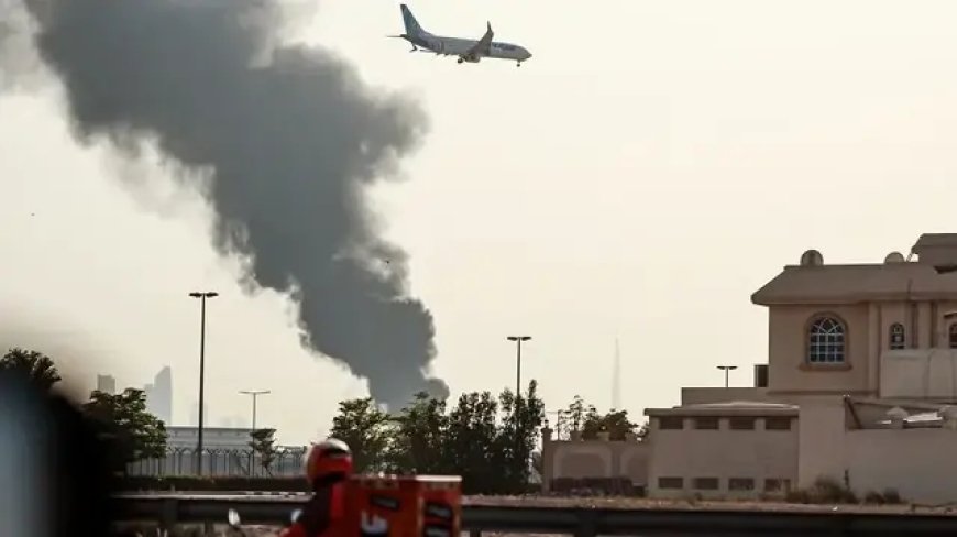 وفاة مصري وإصابة 4 في حريق منشآت حبشان للغاز بأبوظبي إثر سقوط شظايا