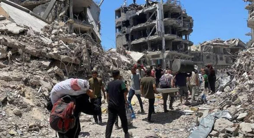 إرتقاء 3 فلسطينيين في قصف إسرائيلي استهدف منطقة المزرعة بدير البلح