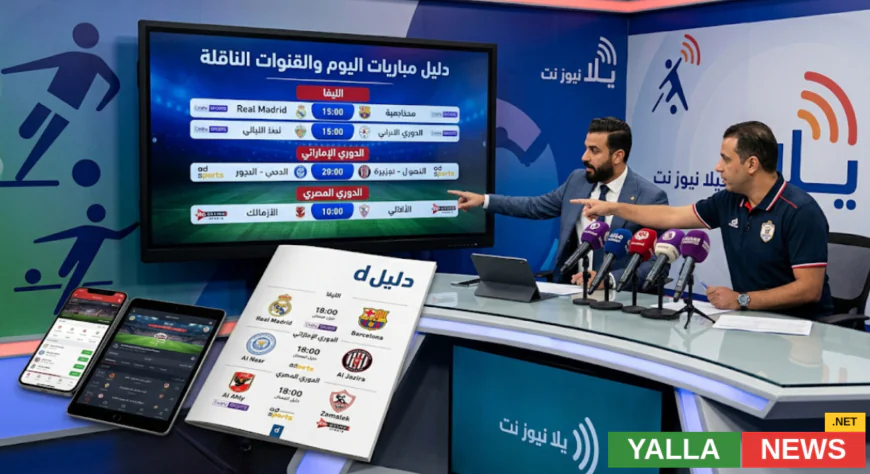 دليل مباريات اليوم والقنوات الناقلة ومواعيد المواجهات الحماسية