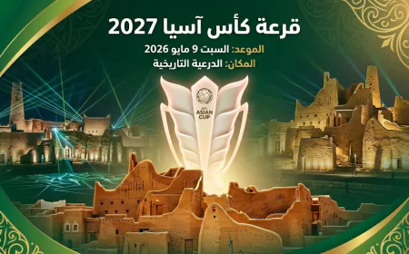 السعودية تستضيف مراسم قرعة كأس آسيا 2027