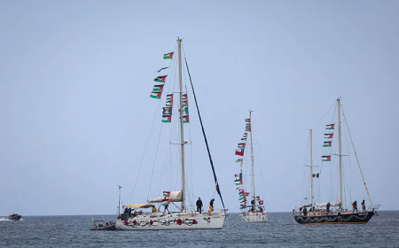 أسطول الصمود العالمي ينطلق من تركيا لكسر الحصار عن قطاع غزة
