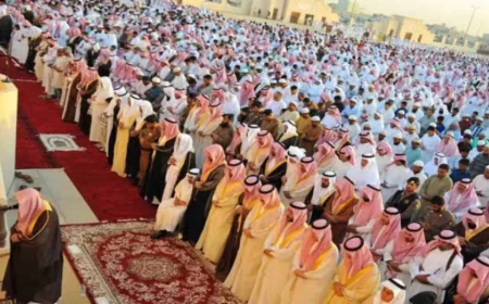 موعد صلاة عيد الأضحى 2026 في السعودية ومكة والرياض