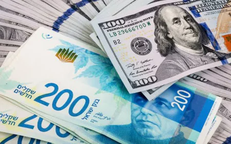 سعر الدولار مقابل الشيكل اليوم يواصل الهبوط ليسجل أدنى مستوياته