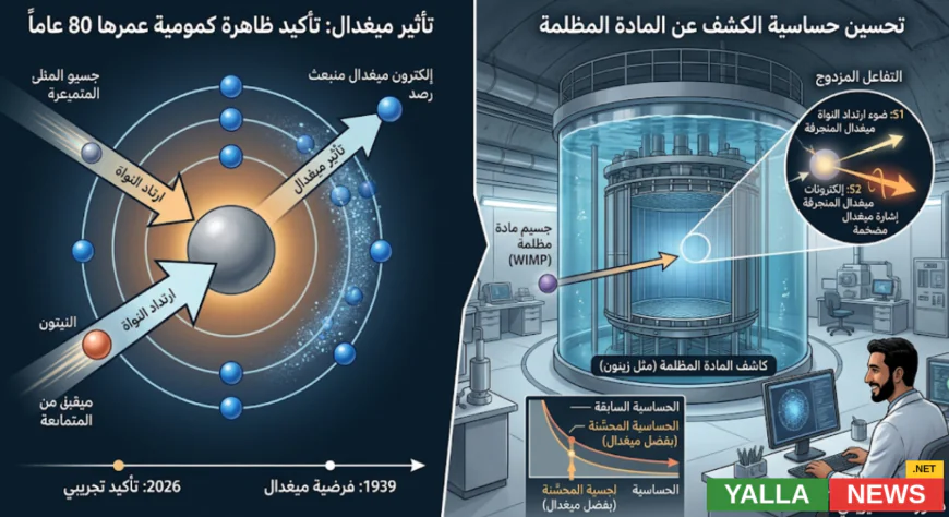 رصد "تأثير ميغدال": تأكيد ظاهرة كمومية عمرها 80 عاماً يساعد في كشف أسرار المادة المظلمة