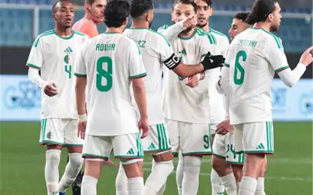 تعادل مثير بين المنتخب الجزائري والنمسا في ودية دولية