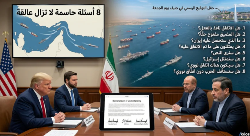 الاتفاق الأمريكي الإيراني: 8 أسئلة حاسمة يكشفها أكسيوس