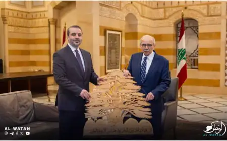 توقيع اتفاقية إنشاء لجنة عليا للتنسيق والتعاون الثنائي بين لبنان وسوريا