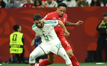 الجزائر تودع مونديال 2026 بخسارة أمام سويسرا في دور الـ32