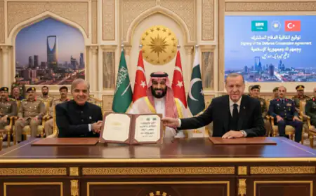 اتفاقية دفاع مشترك ثلاثية بين السعودية وتركيا وباكستان اليوم