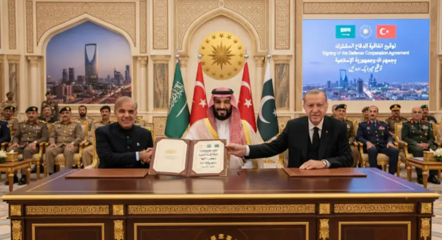 اتفاقية دفاع مشترك ثلاثية بين السعودية وتركيا وباكستان اليوم