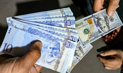الدولار في ليبيا يسجل أعلى سعر منذ 2026 بـ 9.4 دينار