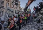 انتشال جثامين 21 شهيدًا من ركام بناية السعادة بغزة