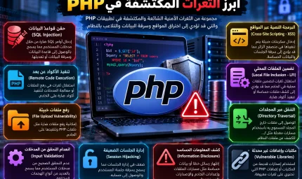 ثغرات PHP الخطيرة تهدد ملايين المواقع عالمياً