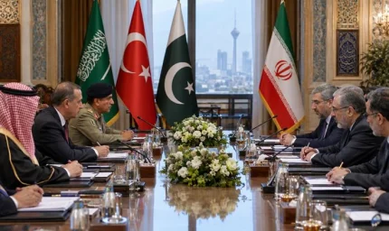 اجتماع طهران الرباعي يقرر مواصلة الحوار حول أمن المنطقة